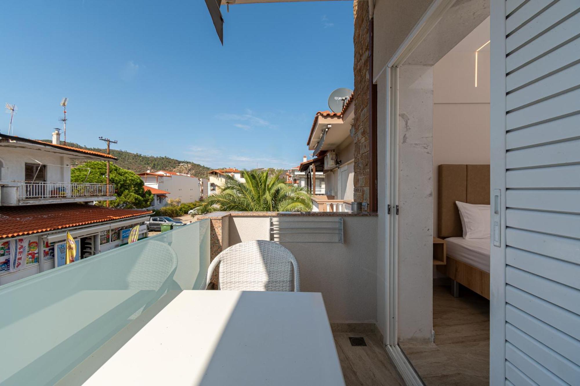 Villa Zoe On The Beach Sarti Exteriér fotografie
