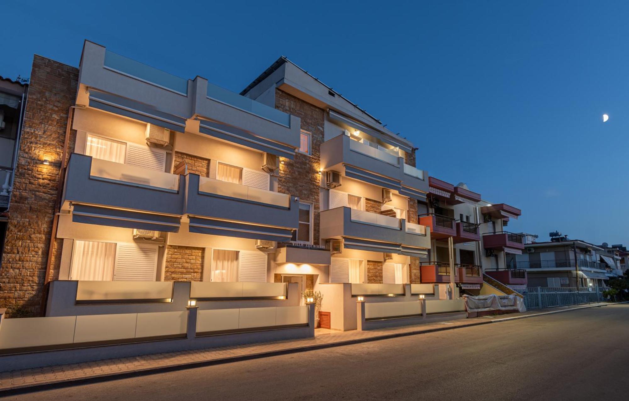 Villa Zoe On The Beach Sarti Exteriér fotografie
